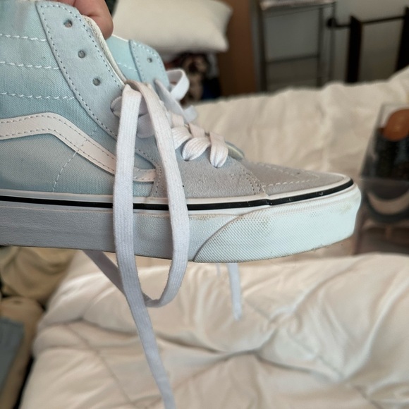 Light Blue High Top Vans - Picture 3 of 4